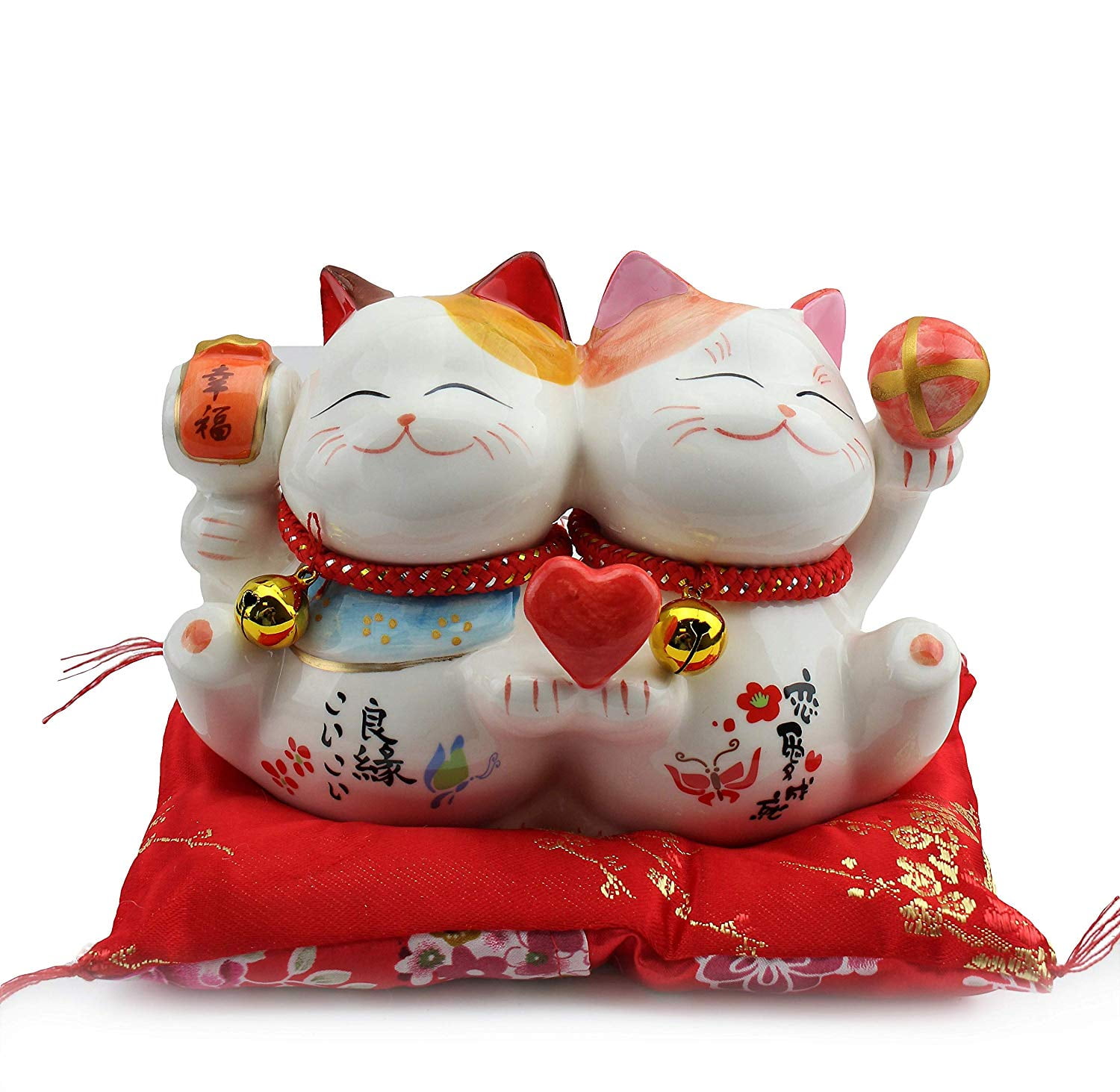 Amazon.com: Feng Shui Lucky Cat Coin Bank for Wealth and