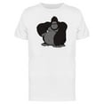 thumbnail image 1 of Happy Cheerful Gorilla T-Shirt Men -Image by Shutterstock, Male 3X-Large, 1 of 2
