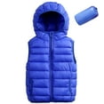 thumbnail image 1 of Happy Cherry Boys Girls Puffer Down Gilet Kids Hooded Sleeveless Jacket Toddler Lightweight Packable vest Winter Warm Waistcoat with Zipper 4 Years, 1 of 7