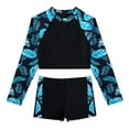 thumbnail image 1 of Happy Cherry Girls Long Sleeve Swimsuits Two Pieces Kids Rash Guard Bathing Suit Surfing Swimming Costume Modest Swimwear Summer 9-10 Years, 1 of 6