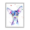 thumbnail image 1 of Happy Chihuahua Casual Composition Animals & Insects Graphic Art Gray Framed Art Print Wall Art, 1 of 7
