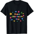 thumbnail image 1 of Happy Child Health Day Essential T-Shirt mens t shirt，black，women，funny，misfits，men，journey, 1 of 4