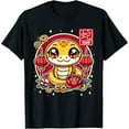 Happy Chinese New Year Of The Snake 2025 Lunar Zodiac Kids Unisex Comfort Tee T Shirt, Color