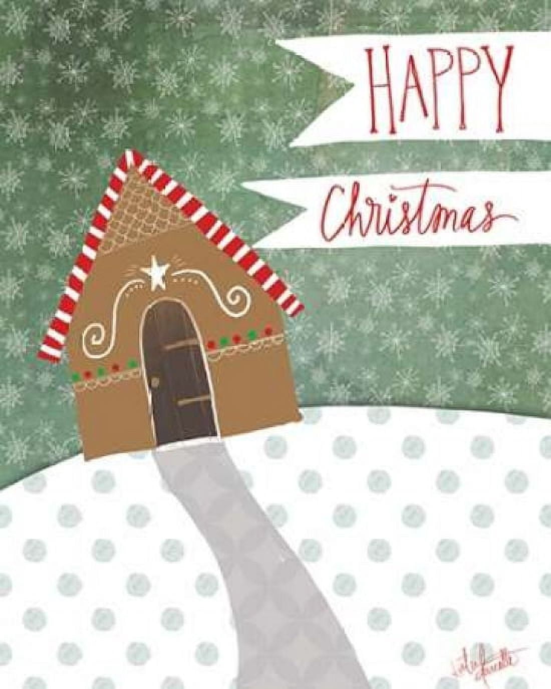 Happy Christmas Canvas Art - Katie Doucette (24 x 30)