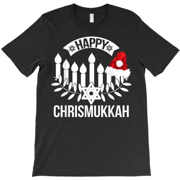 Happy Christmukkah Hanukkah Christmas Jewish Funny Saint Nicholas Gifts Themed G33397 Unisex T-Shirt, Up to Size 5XL