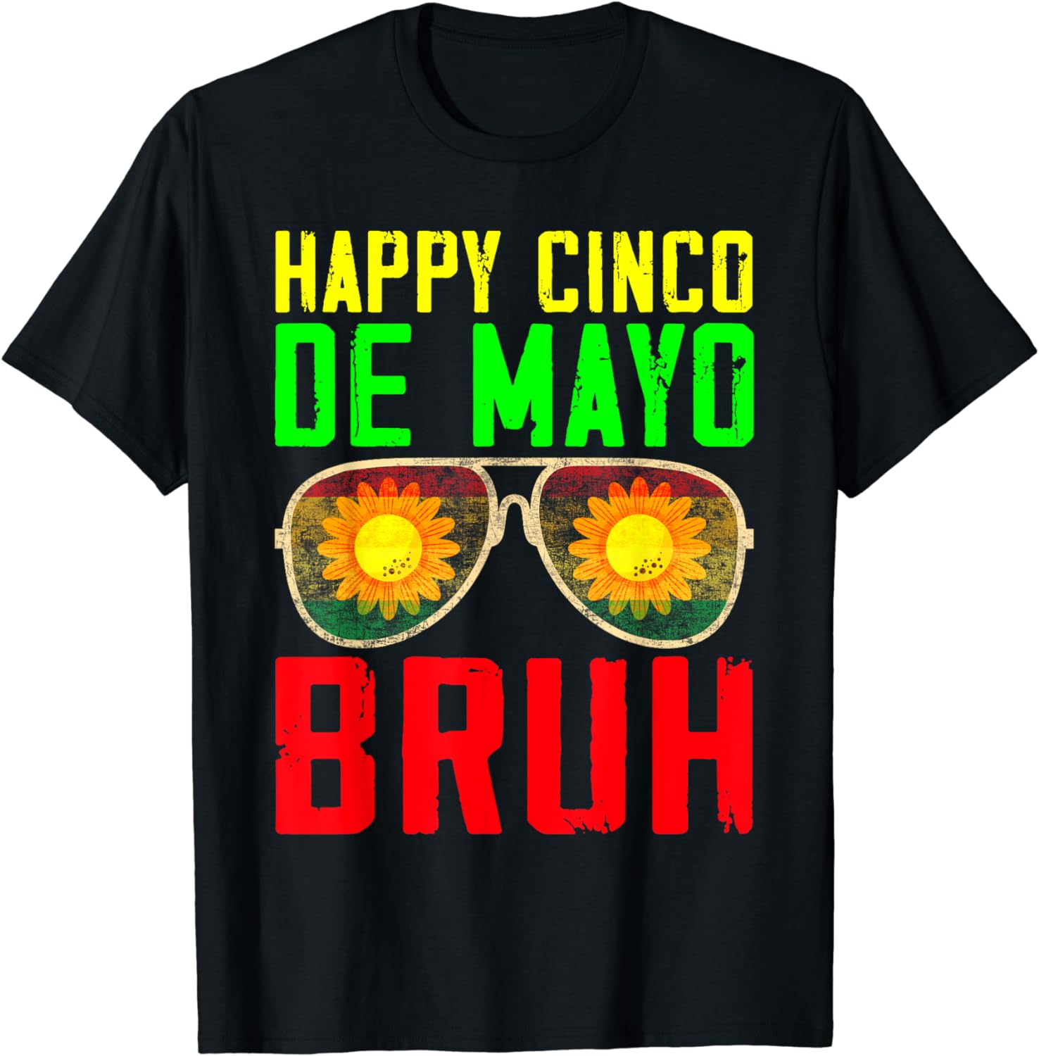 Happy Cinco De Mayo Bruh Funny Cinco De Mayo Men Boys 2024 T-shirt 