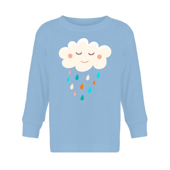 Happy Cloud Raining Long Sleeve Toddler -Image by Shutterstock,  4 Toddler