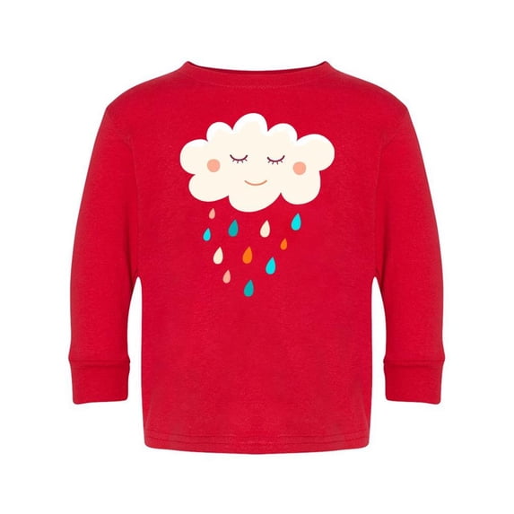 Happy Cloud Raining Long Sleeve Toddler -Image by Shutterstock, 5 Toddler