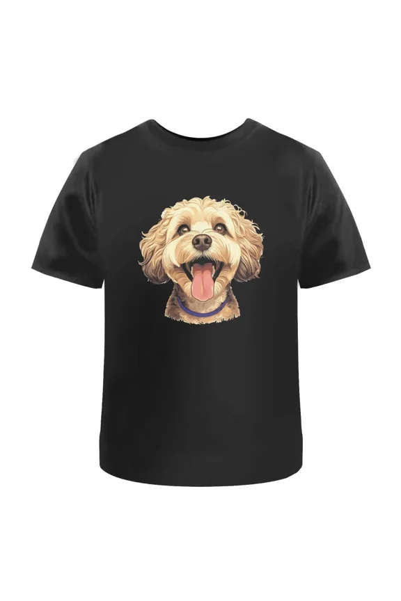 Happy Cockapoo' Unisex T-Shirt - 100% Cotton (S-XXL) (TA049558)