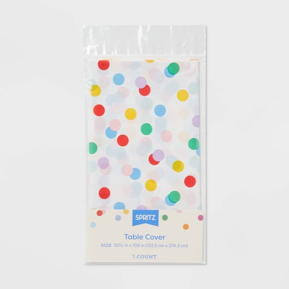 Happy Collection Confetti Dot Rectangular Table Cover