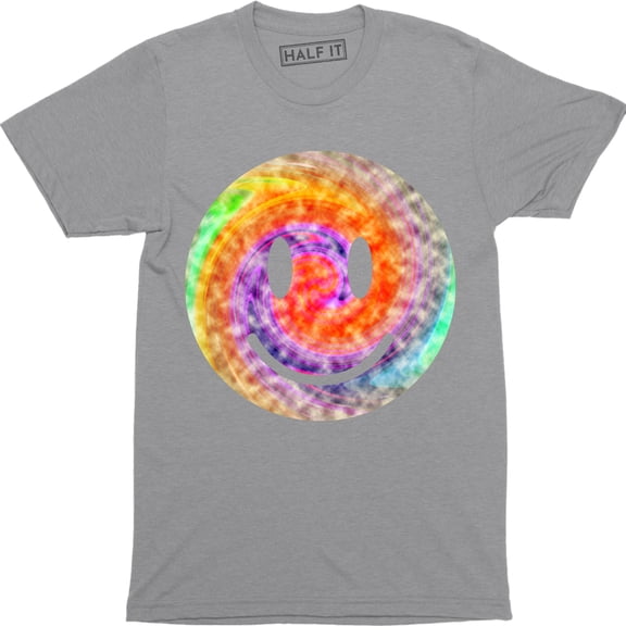 Happy Colorful Smile Face Emoji Emoticon Printed Funny Men's T-Shirt