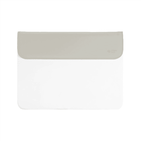 UTOPAtouch Magnetic Closure Slim Water-Resistant 13-14 Inch Laptop Sleeve, White