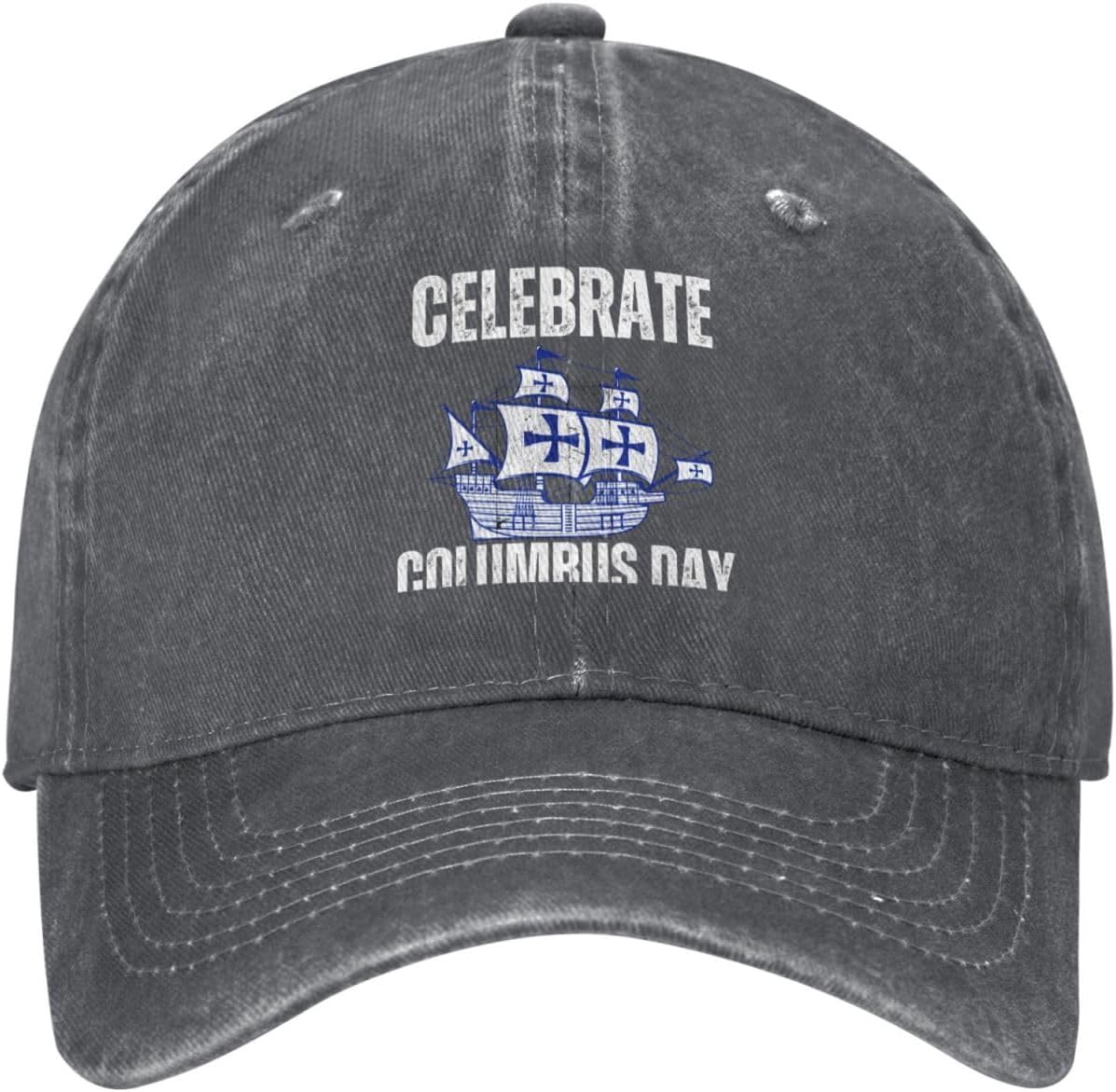 Happy Columbus Day 2024 Celebrate Columbus Day Denim Cap Vintage