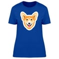 thumbnail image 1 of Happy Corgi Sticker T-Shirt Women -Image by Shutterstock, Female Medium, 1 of 2