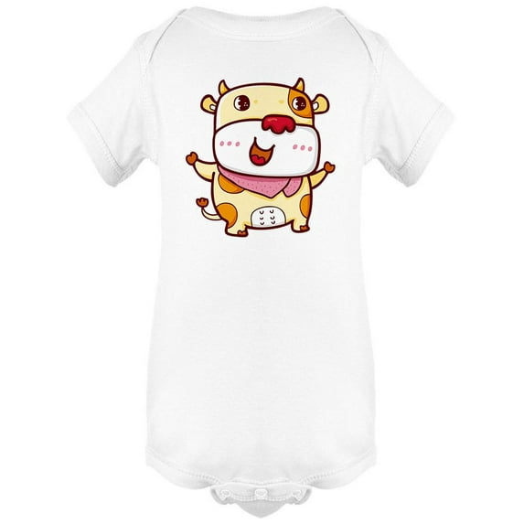 Happy Cow Bodysuit Infant -Image by Shutterstock, 12 Months