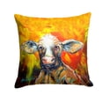 thumbnail image 1 of Happy Cow Fabric Decorative Pillow, 1 of 1