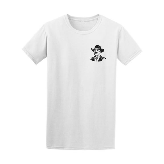 Happy Cowboy Farmer Sketch Tee Men's -Image by Shutterstock