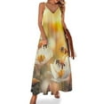 thumbnail image 1 of Happy Cute Bees Fine Art Sleeveless Dress Summer Dress Woman 2025, 1 of 7