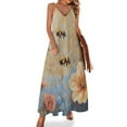 thumbnail image 1 of Happy Cute Bees Fine Art Sleeveless Dress Summer Dress Woman 2025, 1 of 7