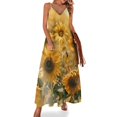 thumbnail image 1 of Happy Cute Bees Fine Art Sleeveless Dress Summer Dress Woman 2025, 1 of 7