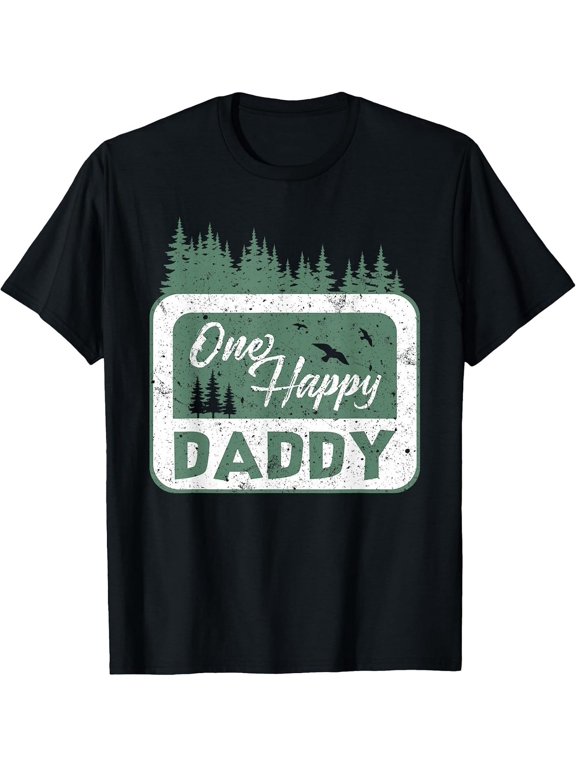 Happy Daddy Camper 1st Birthday Camping Bear T-Shirt