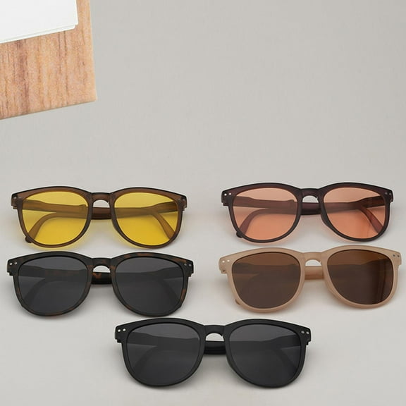 Happy Date 1 Pair Easy Carry Classic Polarized Folding Sunglasses—Perfect for Putting in the Pocket,Car and Bag,for Female