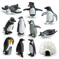 thumbnail image 1 of Happy Date 11Pcs/Set Plastic Penguin Figurines, Cute Ocean Animal Penguin Figure Model Toys for Kids Children – Realistic & Detailed, 1 of 8