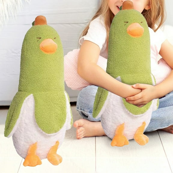 Happy Date 19.7"/27.6" Banana Duck Plush Toys, Funny Banana Duck Doll Decompression Toy,Cute Stuffed Animals, Plush Animals, Cute Sleeping Pillows, Gifts for Girls Teens