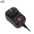thumbnail image 1 of Happy Date 3V 4 5V 5V 6V 7 5V 9V 12V 2A 2 5A Adapter Adjustable Power Supply Universal Adapter Charger for LED Light Bulb Strip CCTV, 1 of 9