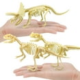 thumbnail image 1 of Happy Date 7Pcs/Set Dinosaur Fossil Skeleton Assorted Figures Dino Bones - for Science Play, Dino Sand Dig, Party Favor, Decorations and Stocking Stuffer, 1 of 8