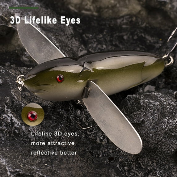 Happy Date 8cm/14g Bait Fish Crankbait for Bass Fishing Fishing - Life-Like Bass Fishing Lures - Predatory Swimbait Fishing Lures - Catches Bass, Walleye, Pike