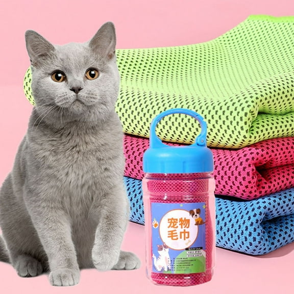 Happy Date 90cm x 30cm Pet Towel for Dogs and Cats Super Absorbent Pet Bath Towel Microfiber Drying Towel for Small, Medium, Large Dogs and Cats, Quick Dry, Machine Washable