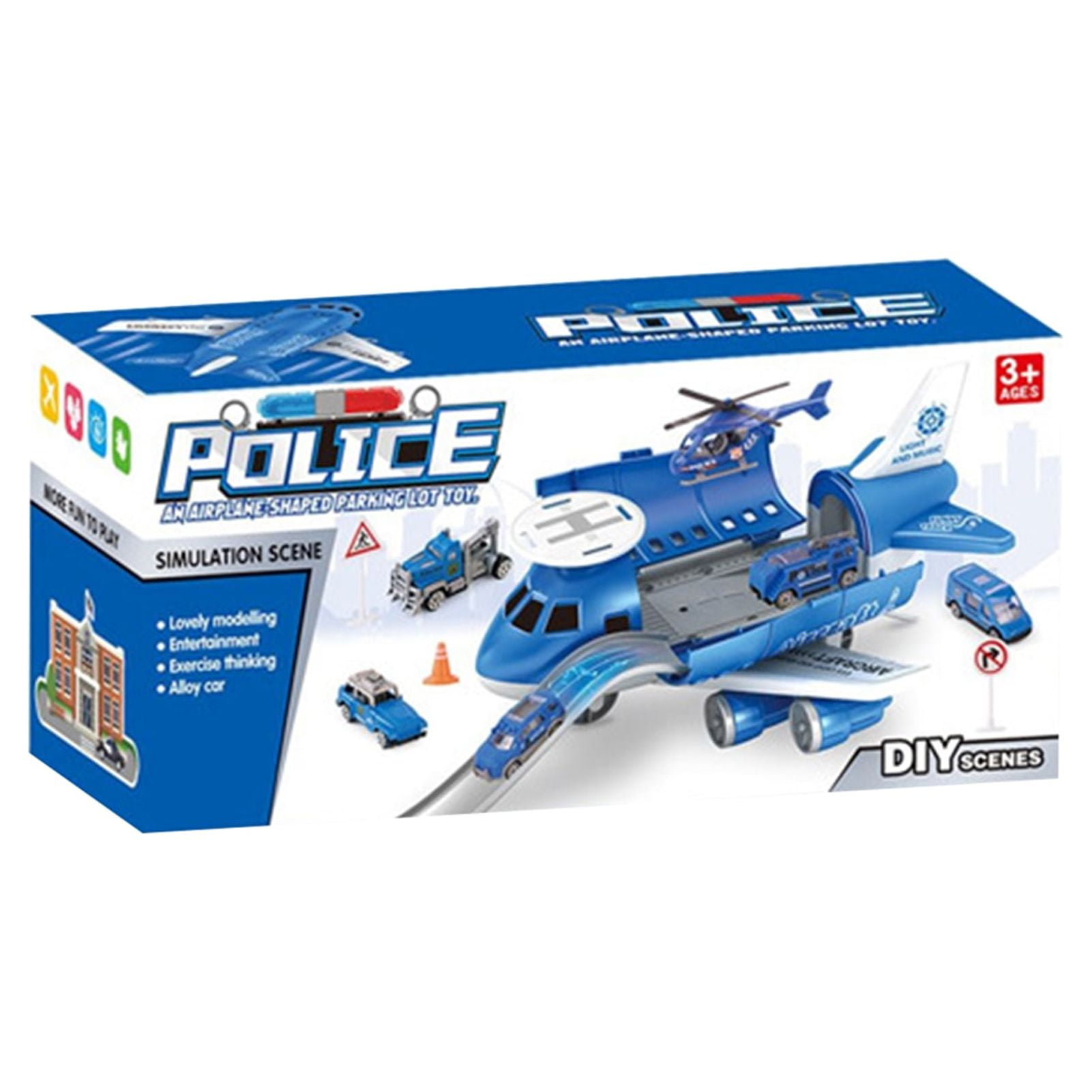 Happy Date Airplane Toy Toy Boys Age 4 7 Toys 2 3 4 5 6 7 Years Old Aeroplane Toys Transport Cargo Car Play Set Kids 3 4 5 Year Gift Toddlers