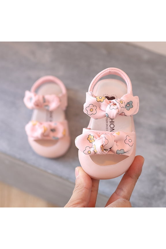 Baby Girls Sandals Summer Shoes Outdoor First Walker Toddler Girls Shoes For Summer