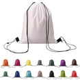 thumbnail image 1 of Happy Date Backpack Bag, Waterproof Draw String Back Sack with Zip Pocket, Gym Drawstring Bags Swim Bag for Men Women, 1 of 1
