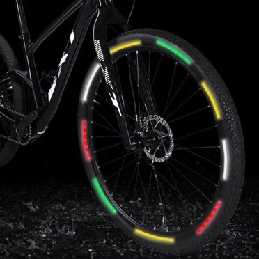 Amber Orange Bike Spoke Reflectors – 1 Pair – MTB Road BMX – Safety Reflective