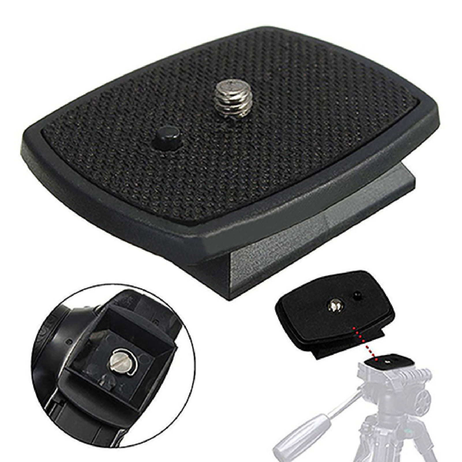 Happy Date Camera Tripod Ball Head Quick Release Plate Replacement