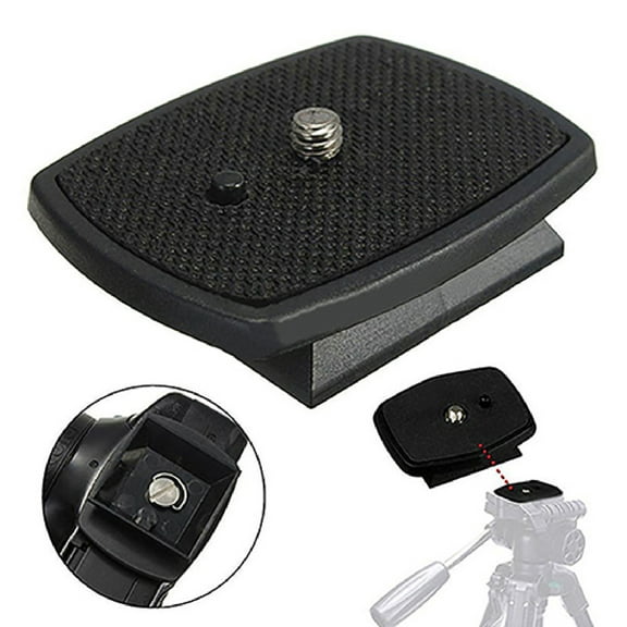 Happy Date Camera Tripod Ball Head Quick Release Plate Replacement Compatible with Sunpak 7500 Pro Sunpak Ring Light Parts