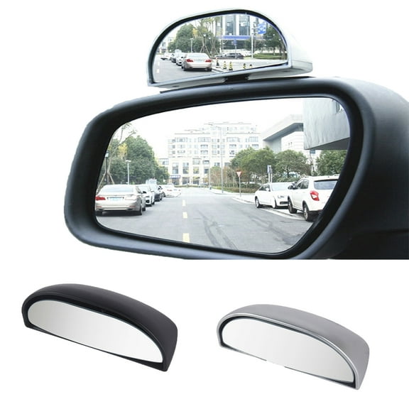 Happy Date Car Blind Spot Mirror, 2PCS HD Glass Angle Adjustable Side View Mirrors, Rotatable Wide Angle Blind Spot Mirror for Car SUV Exterior Car Accessories