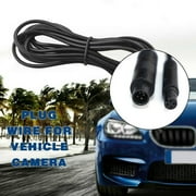Happy Date Car Dash Rear Camera Extension Cable Vehicle Backup Reverse Cam 4-pin Extension