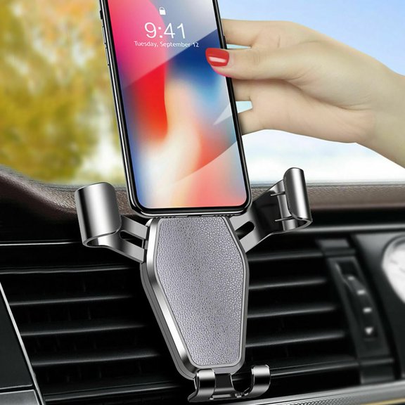 Happy Date Car Holder for Phone Air Vent Clip Mount Mobile Stand Smartphone GPS Support for iPhone 13 12Pro Max