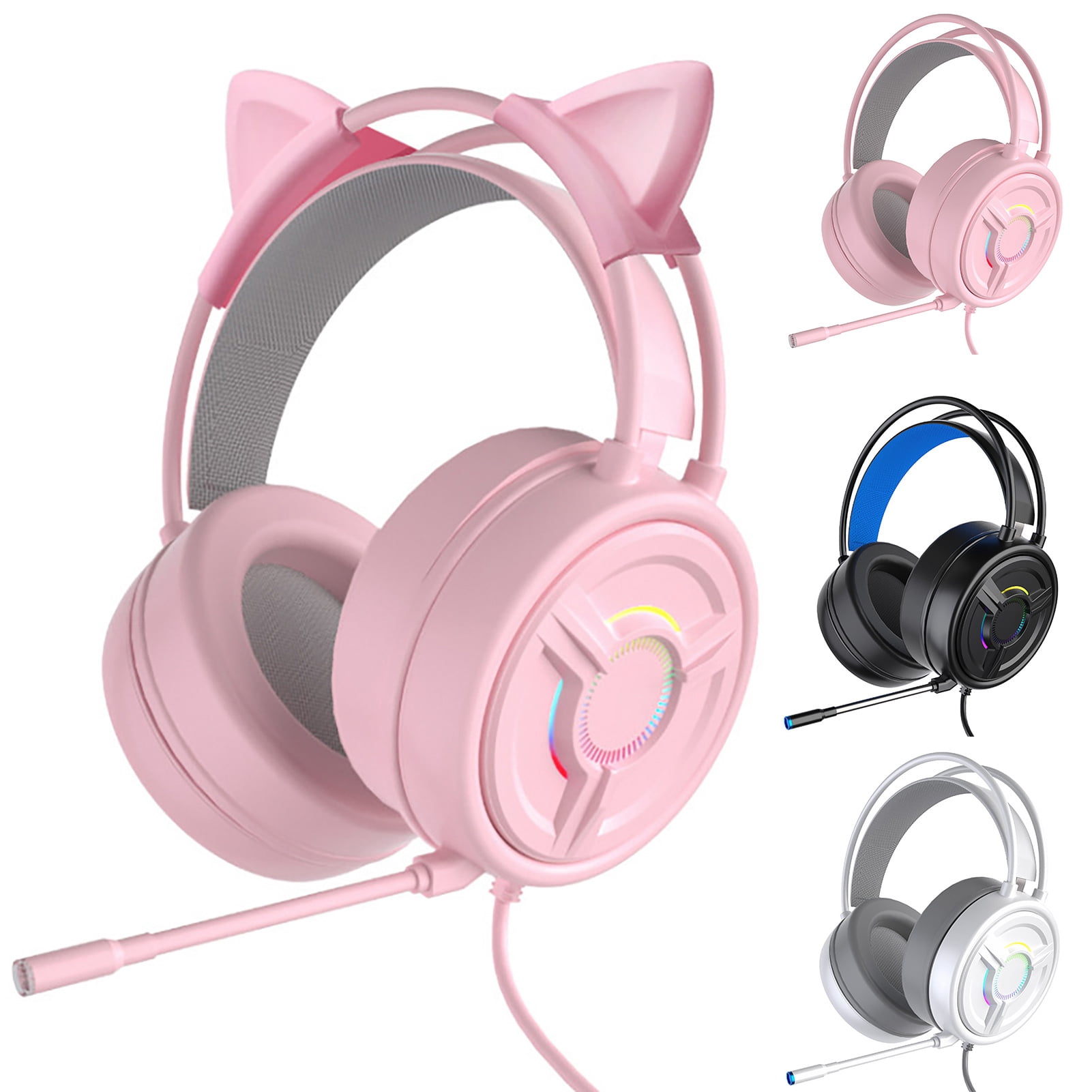 Curated visual reference: Cat Vocal Noise Reduction Reference: Happy Date Cute Cat Ears Psh 200 Wired Headphone With