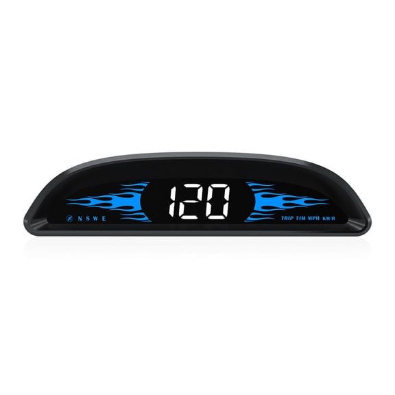 Happy Date G2 Digital GPS Speedometer, Universal Car HUD Display with Speed MPH, Acceleration Time 30km, Altitude, Driving Distance, Overspeed Alarm, HD Display, for All Vehicles