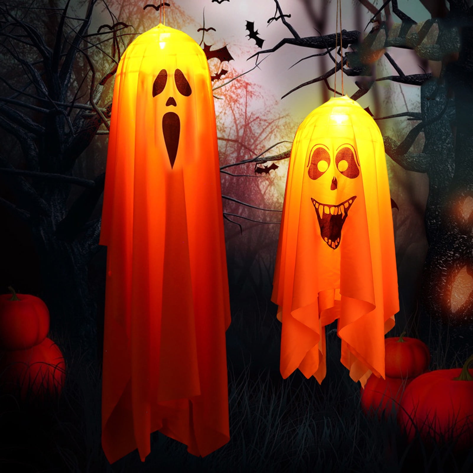 Happy Date Halloween Hanging Ghost Decorations, Ghost Decor Toys With