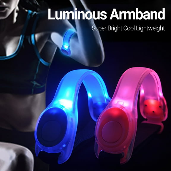 Happy Date LED Flash Shoe Safety Clip Lights for Runners & Night Running Gear - Reflective Running Gear for Running, Jogging, Walking, Spinning or Biking