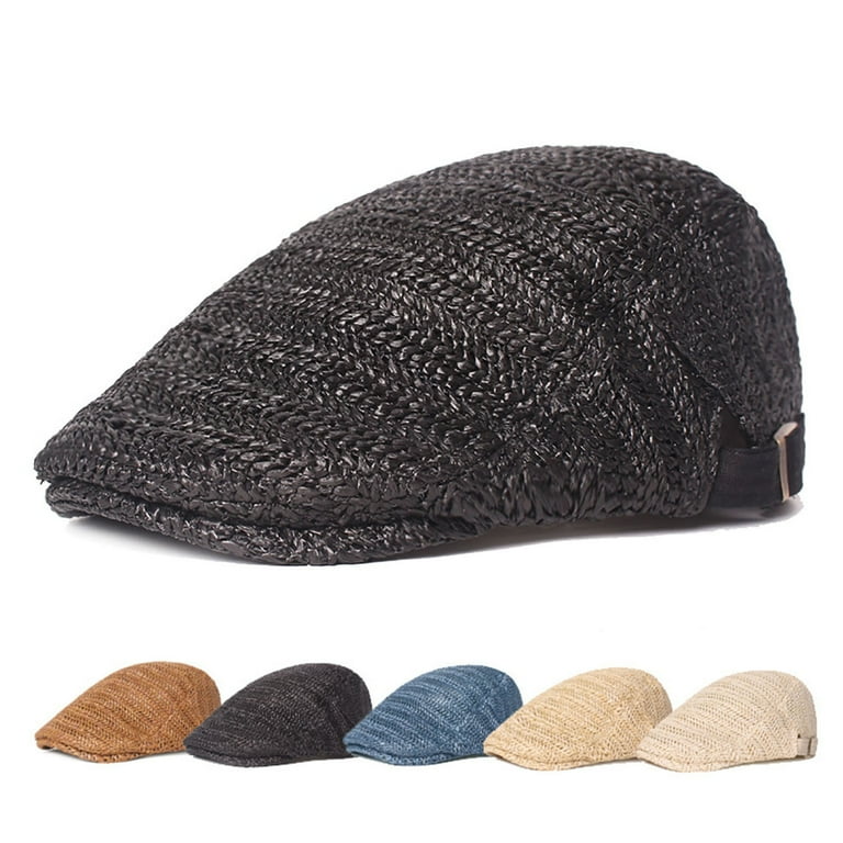 Happy Date Men Newsboy Cap Flat Driving Hat Newsboy Hats for Men