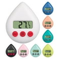 thumbnail image 1 of Happy Date Mini Teardrop-shapedHygrometer Thermometer Digital Fahrenheit Temperature Humidity Meter Gauge LCD Display Indoor Thermometer Hygrometer for Greenhouse and Office, 1 of 8