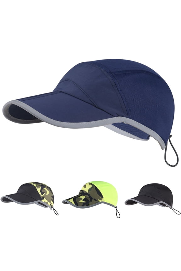 Outdoor Running Hat Unstructured Sports Cap Quick Dry Mesh for Adults