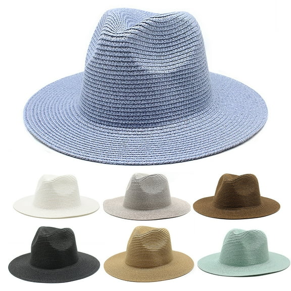 Happy Date Panama Hat Men Fedora Hats for Men Womens Straw Hat Summer Hat Straw Fedora Hats for Men Panama Hats for Women