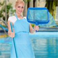 thumbnail image 1 of Happy Date Pool Skimmer  Fine Mesh Leaf Rake Catcher with  Net Bag, Replacement for Standard Pole, Heavy Duty Water Cleaning Tool for Swimming Pool Pond Spa Fast Debris Pickup Removal, 1 of 7